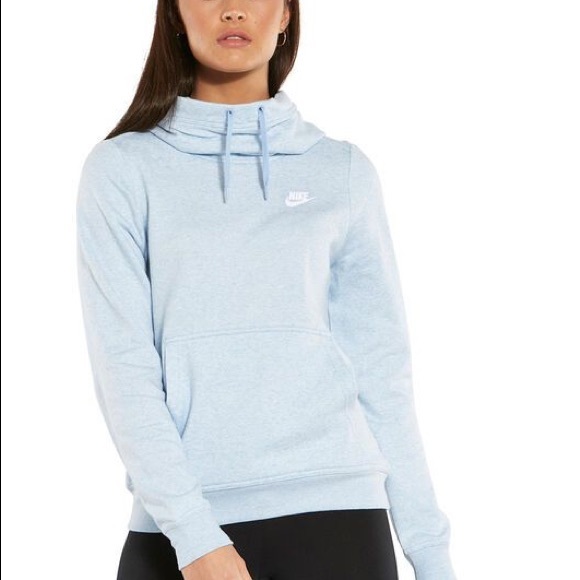 nike high neck hoodie